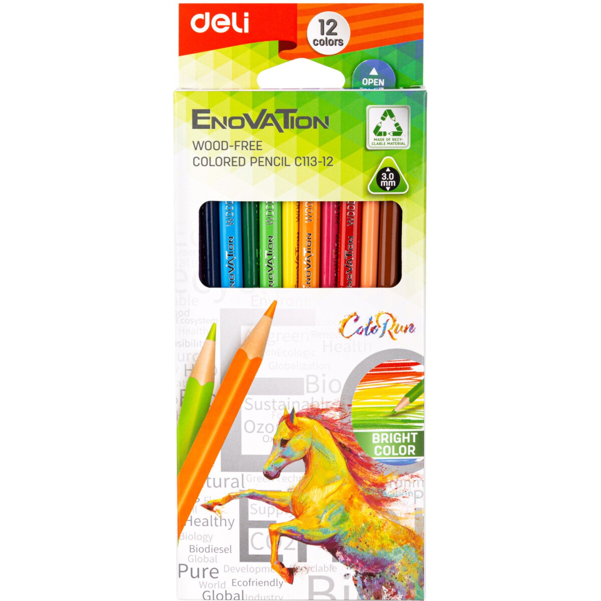 Набор карандашей Deli EC113-12 - фото 3