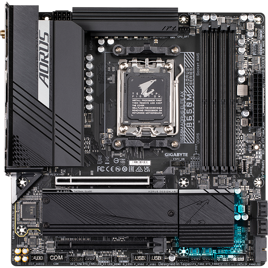 Материнская плата Gigabyte B650M AORUS ELITE AX OEM