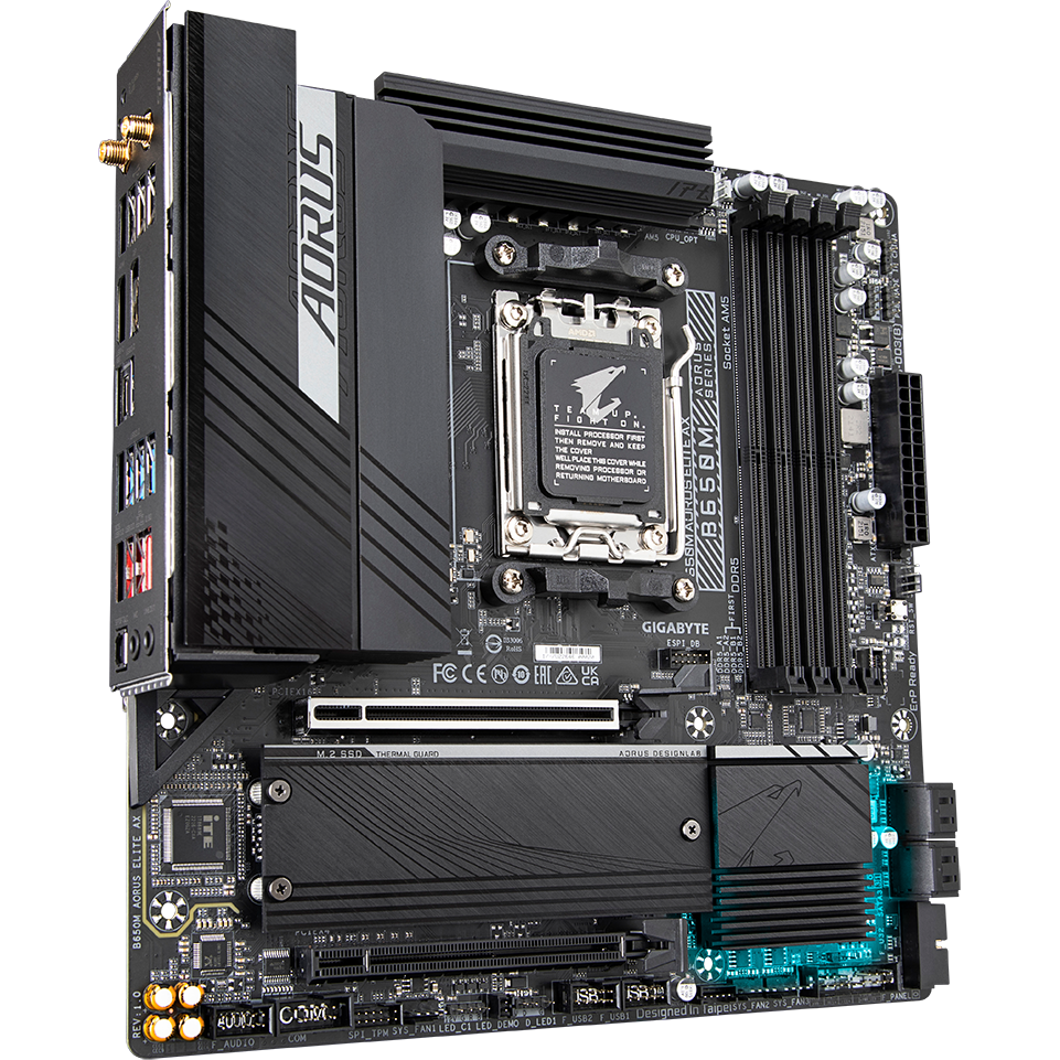 Материнская плата Gigabyte B650M AORUS ELITE AX OEM - фото 3