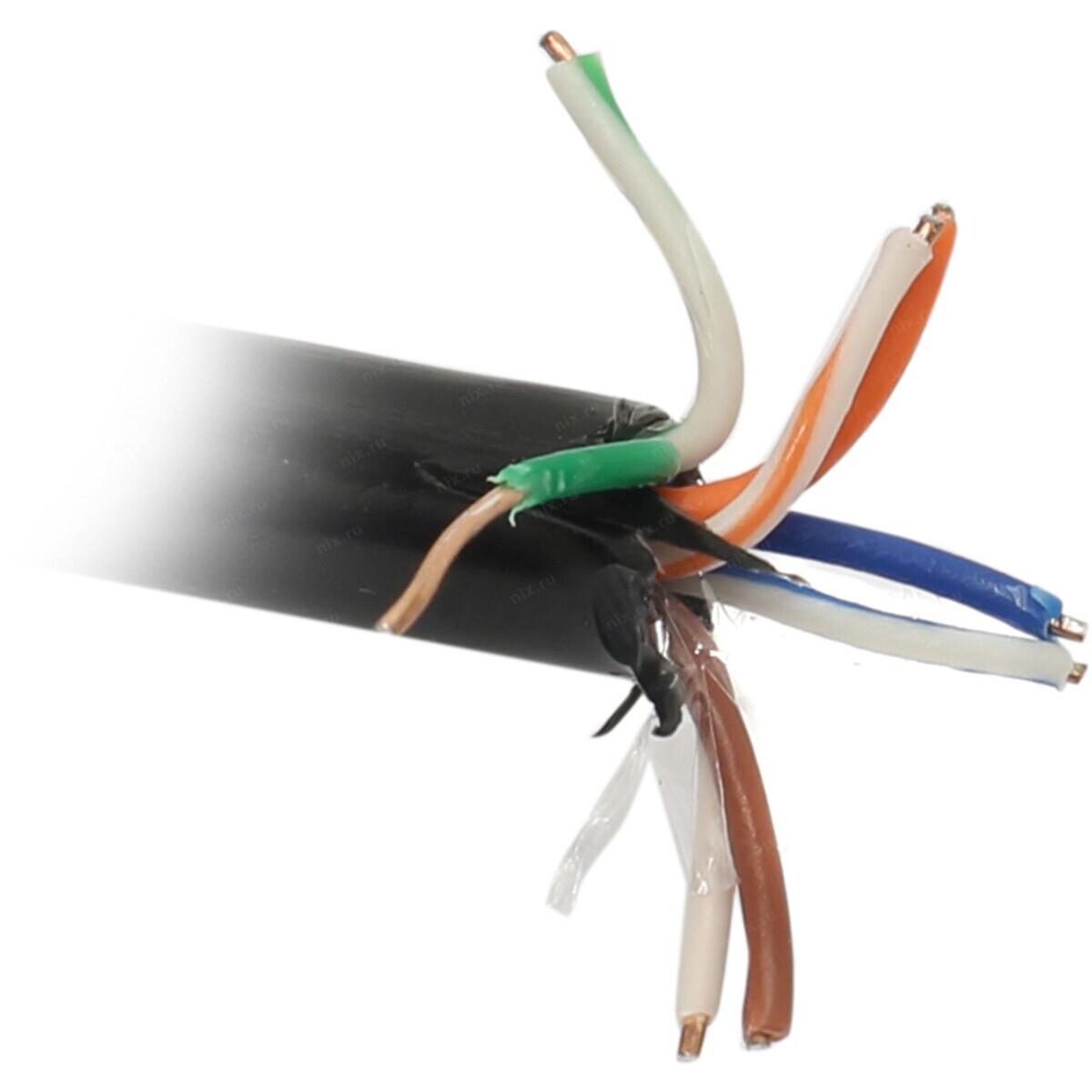 Бухта ExeGate UTP4-C5e-CCA-S24-OUT-PE-BK-305, 305м
