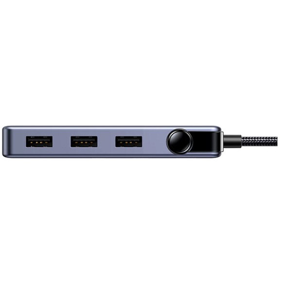 Док-станция UGREEN Uno 7-in-1 USB-C Hub Grey (CM888) - 45155 - фото 3