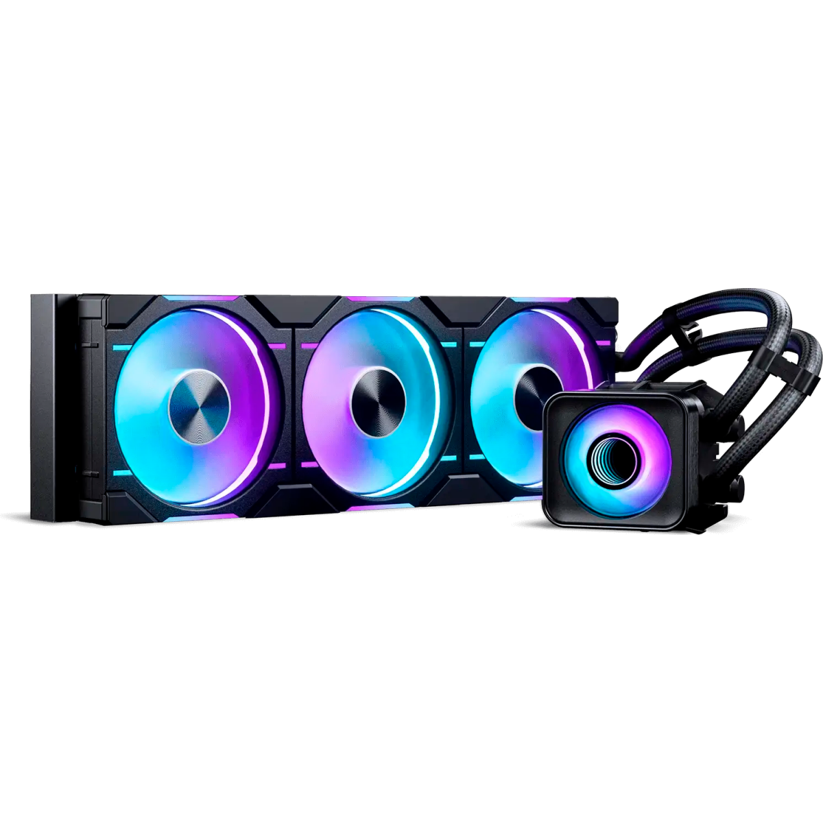 Система жидкостного охлаждения Phanteks Glacier One 360D30 X2 Black - PH-GO360D30_DBK02