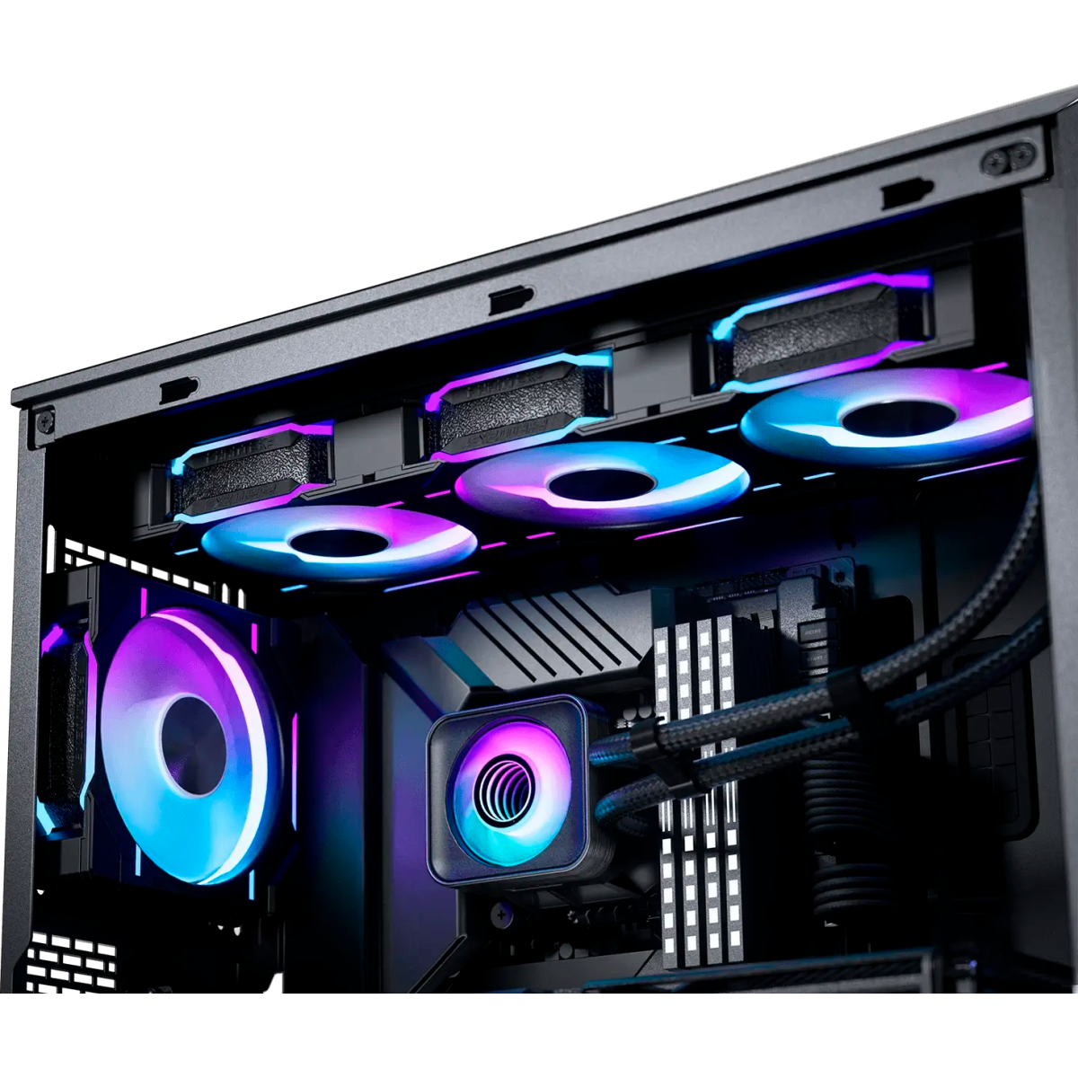 Система жидкостного охлаждения Phanteks Glacier One 360D30 X2 Black - PH-GO360D30_DBK02 - фото 6