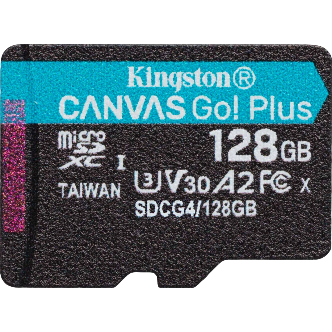 Карта памяти 128Gb MicroSD Kingston Canvas Go! Plus (SDCG4/128GBSP) - фото 2