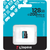 Карта памяти 128Gb MicroSD Kingston Canvas Go! Plus (SDCG4/128GBSP)