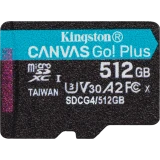 Карта памяти 512Gb MicroSD Kingston Canvas Go! Plus (SDCG4/512GBSP)