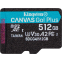 Карта памяти 512Gb MicroSD Kingston Canvas Go! Plus (SDCG4/512GBSP) - фото 2
