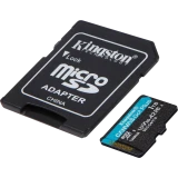 Карта памяти 1Tb MicroSD Kingston Canvas Go! Plus + SD адаптер (SDCG4/1TB)