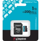 Карта памяти 1Tb MicroSD Kingston Canvas Go! Plus + SD адаптер (SDCG4/1TB)
