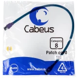 Патч-корд Cabeus PC-SSTP-RJ45-Cat.8-0.5m-LSZH, 0.5м