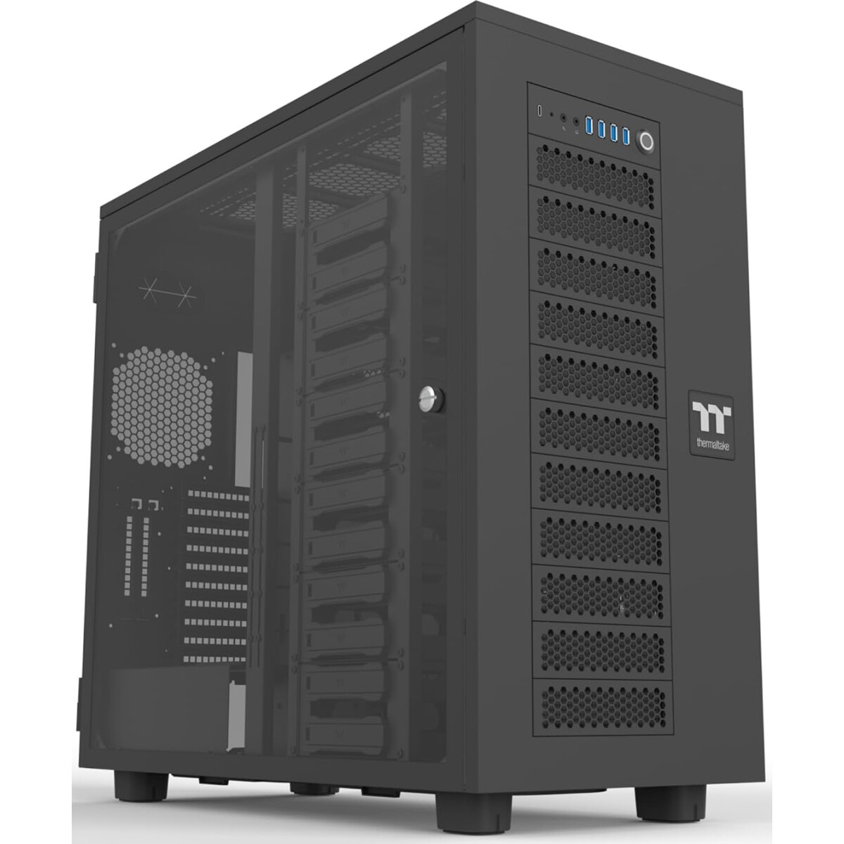 Корпус Thermaltake AX700 TG Black (CA-11B-00F1WN-00)