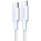 Кабель USB Type-C - USB Type-C, 1м, UGREEN L502 White (35220)