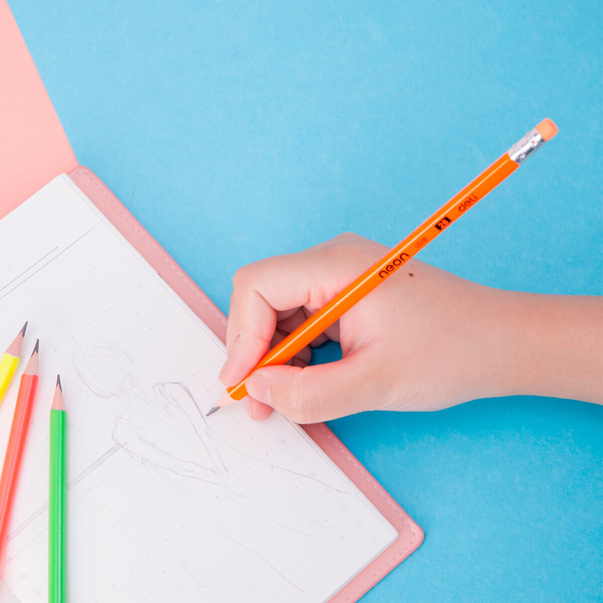 Набор карандашей Deli EU51800 - фото 6