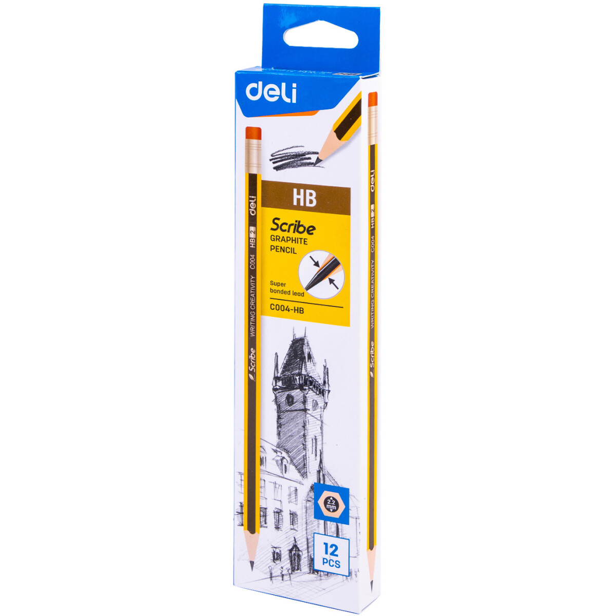 Набор карандашей Deli EC004-HB - фото 2