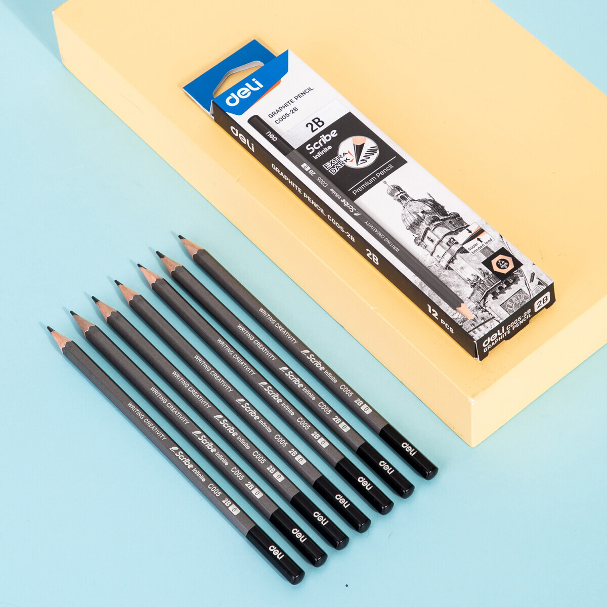 Набор карандашей Deli EC005-2B - фото 9