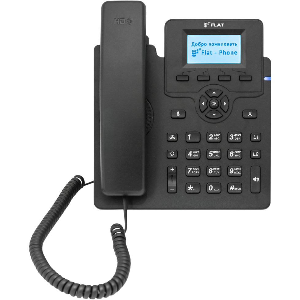VoIP-телефон Flat-Pro Flat-Phone C10 (Статус ТОРП)