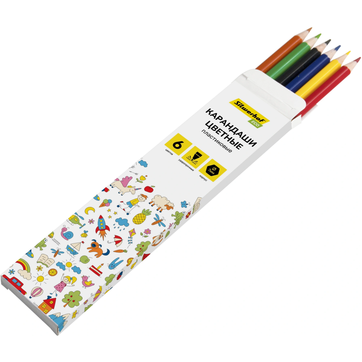 Набор карандашей Silwerhof 2060993 - фото 3