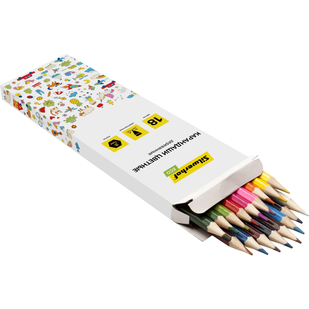 Набор карандашей Silwerhof 2061101 - фото 3