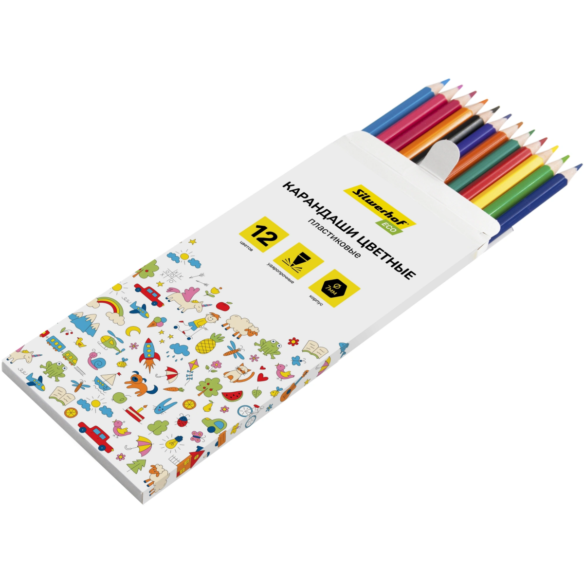 Набор карандашей Silwerhof 2061123 - фото 3