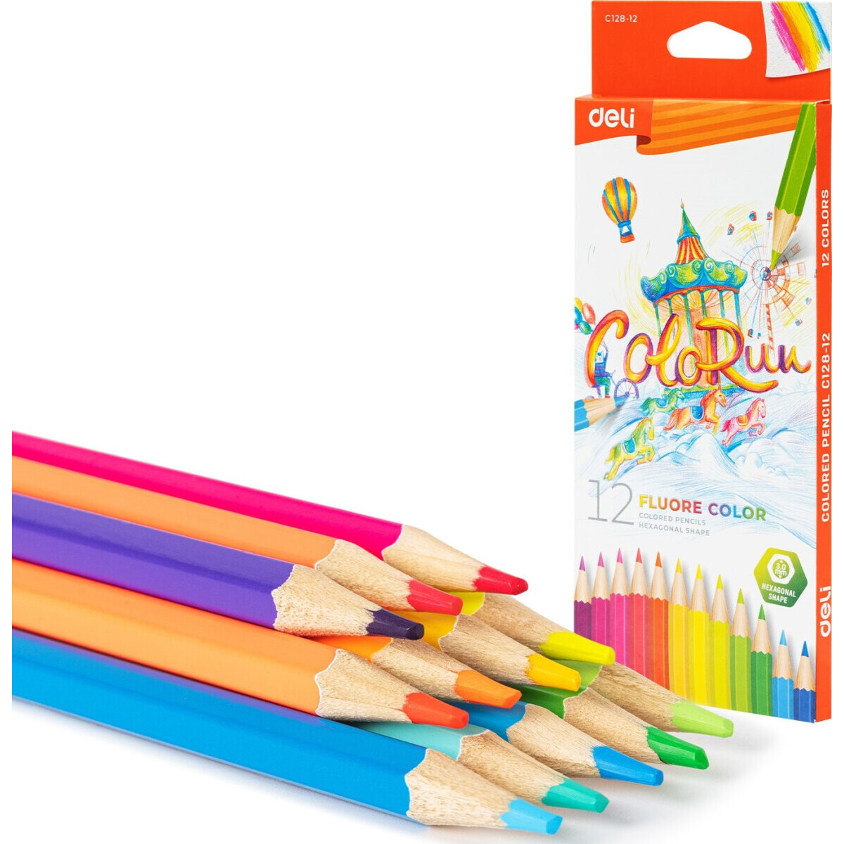 Набор карандашей Deli EC128-12