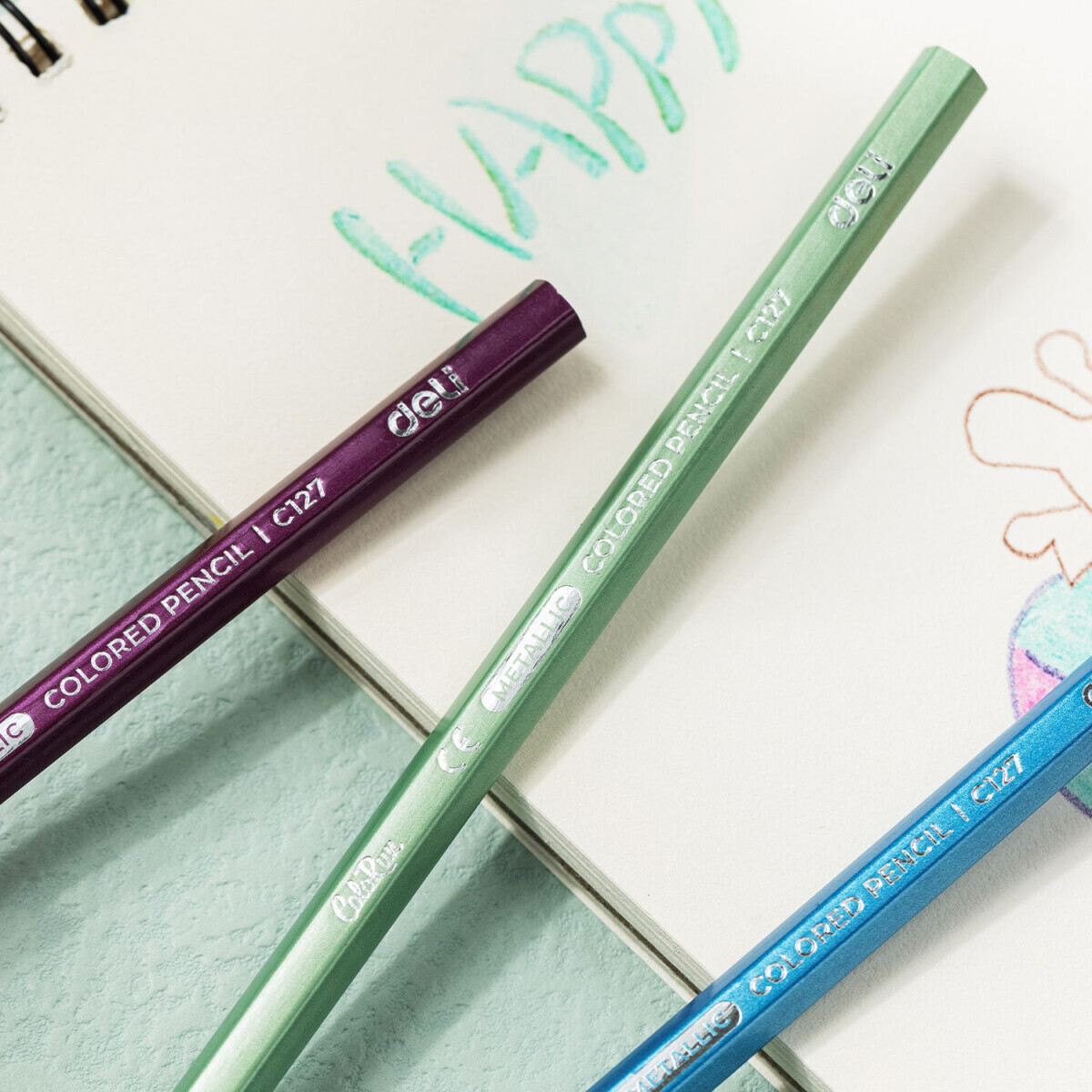 Набор карандашей Deli EC127-12 - фото 3