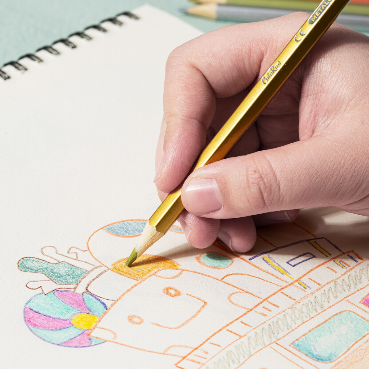 Набор карандашей Deli EC127-12 - фото 4