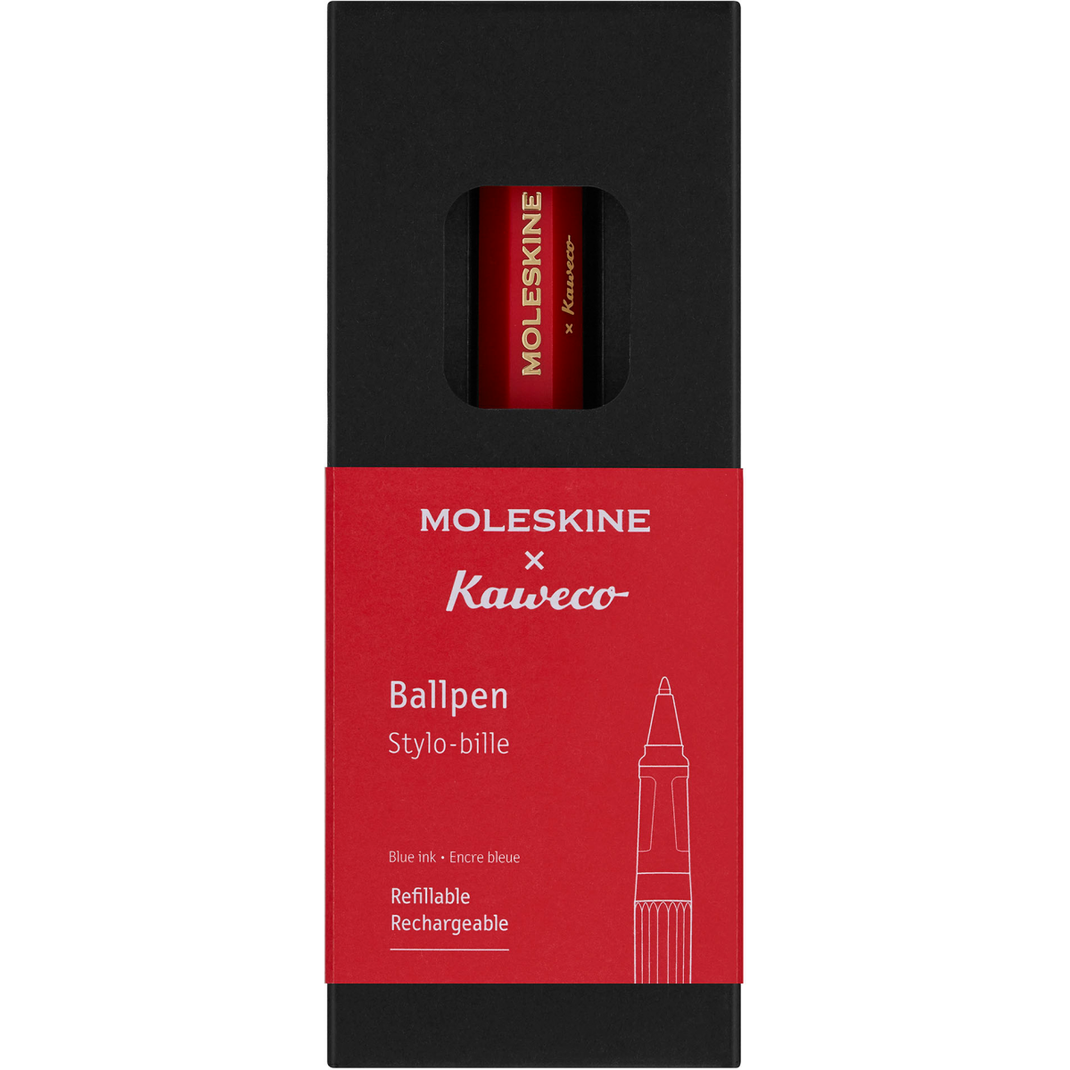 Ручка шариковая Moleskine KAWBALLPENRED - фото 4