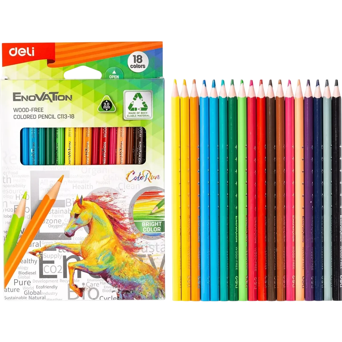 Набор карандашей Deli EC113-18 - фото 2