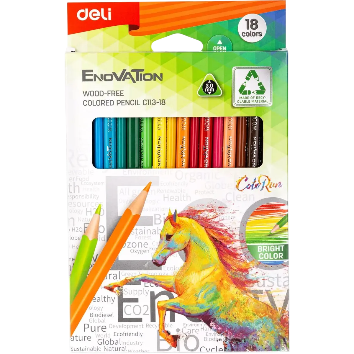 Набор карандашей Deli EC113-18 - фото 3