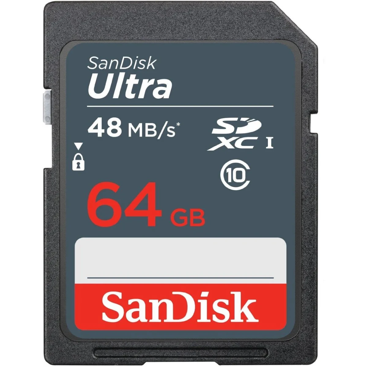 Карта памяти 64Gb SD SanDisk Ultra (SDSDUNB-064G-GN3IN)