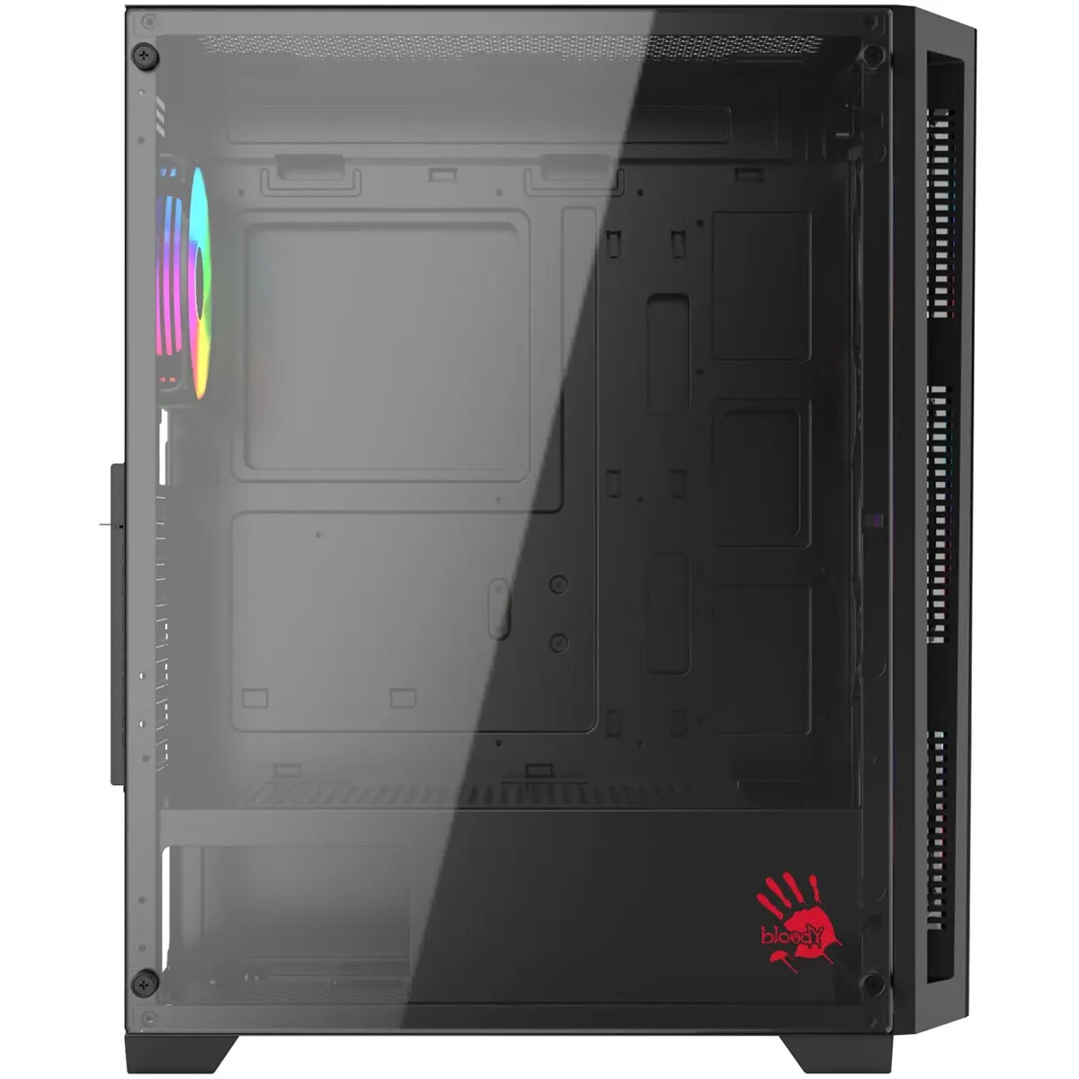 Корпус Bloody BD-CC120F Black - BD-CC120F-BK - фото 4