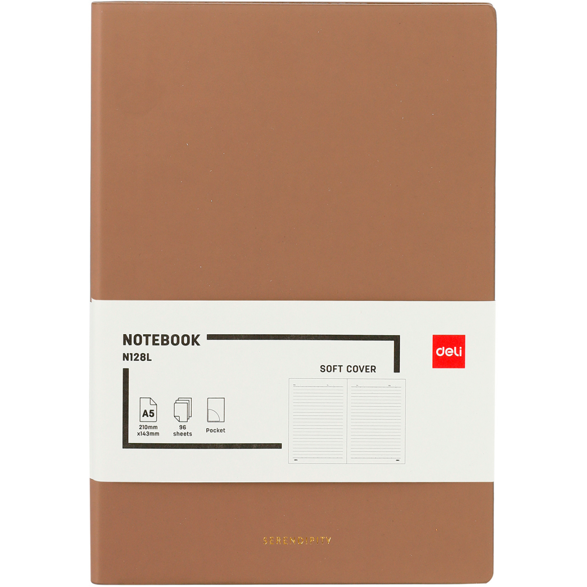 Блокнот Deli EN128L LT Grey - EN128LLT-GREY