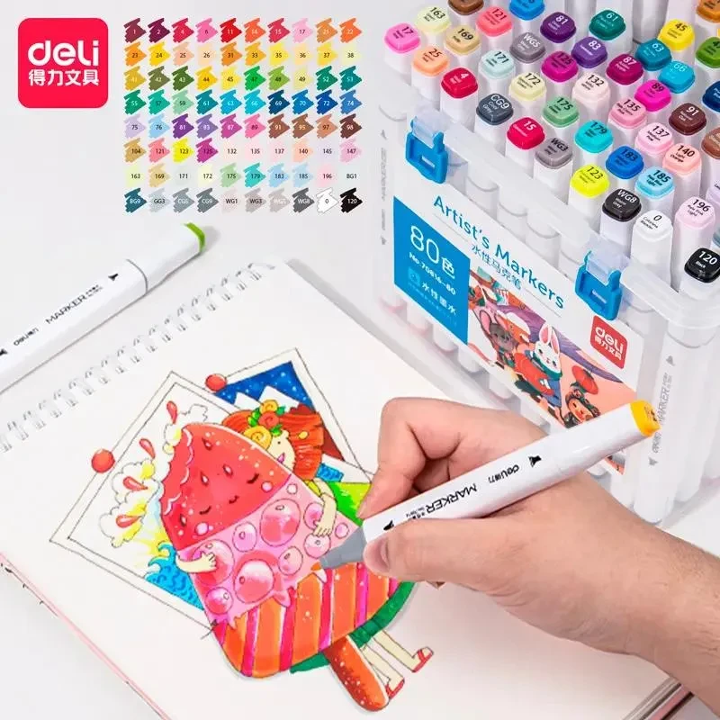 Набор маркеров Deli 70816-80 - фото 2