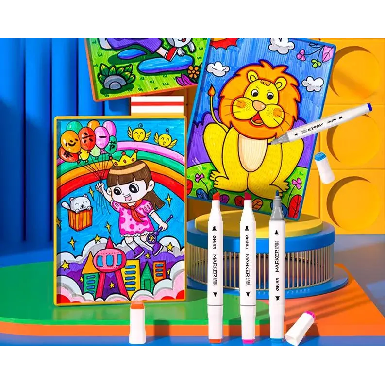 Набор маркеров Deli 70816-80 - фото 4