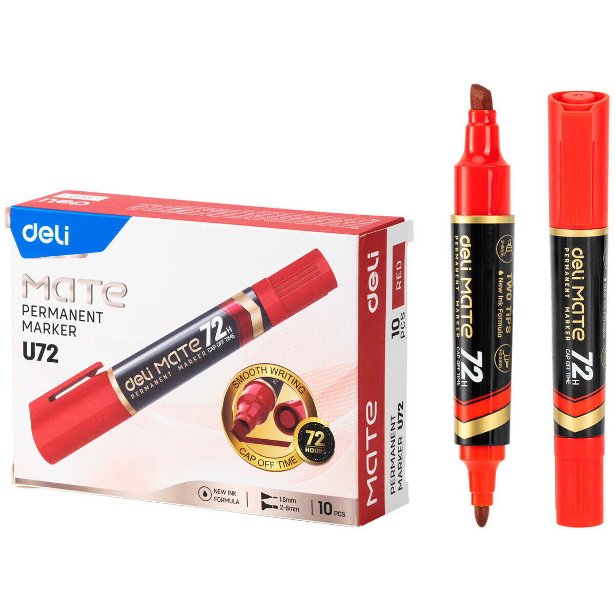 Маркер Deli EU72-RD