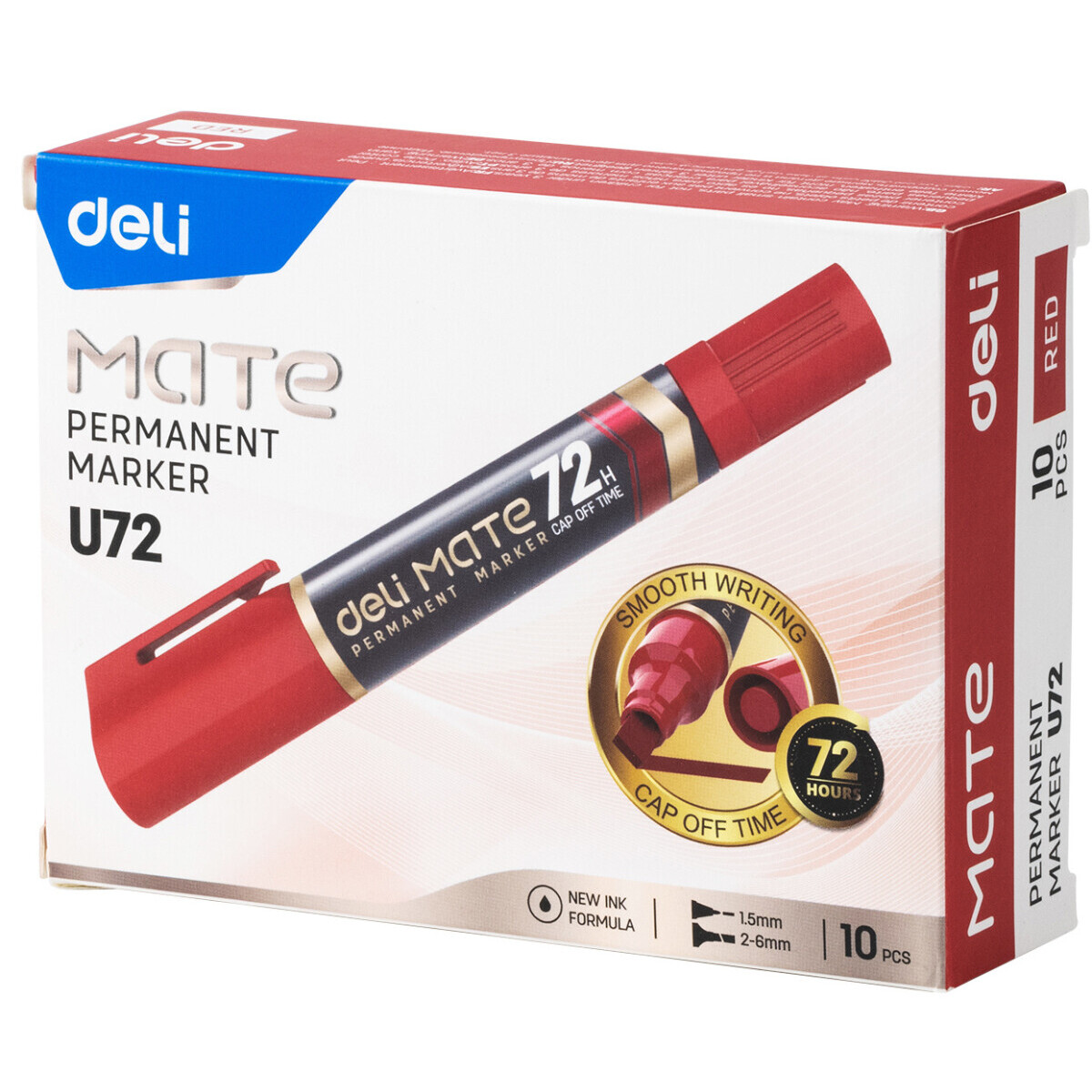 Маркер Deli EU72-RD - фото 6