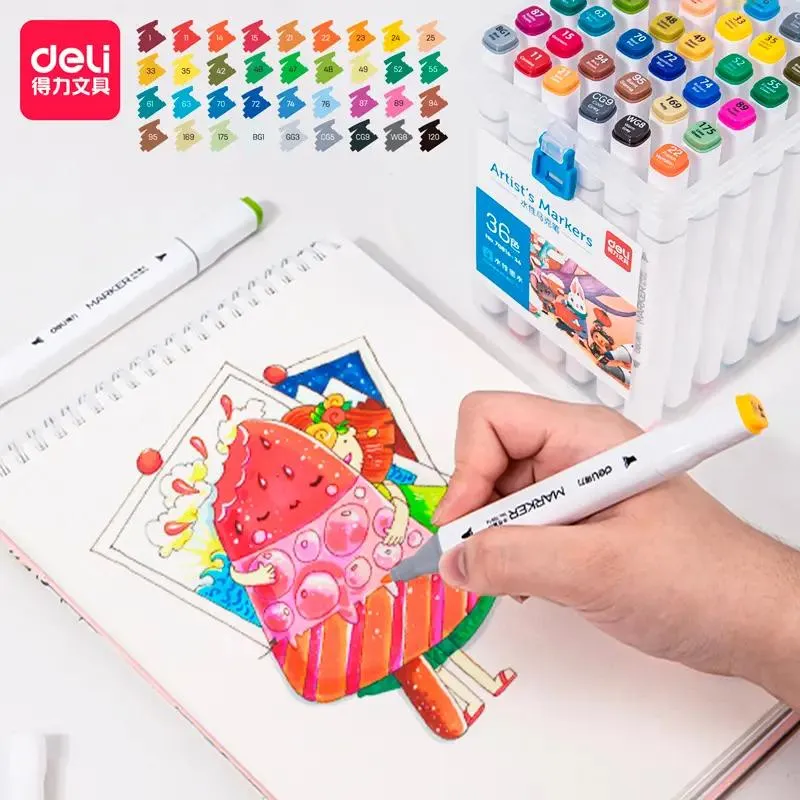 Набор маркеров Deli 70816-36 - фото 2