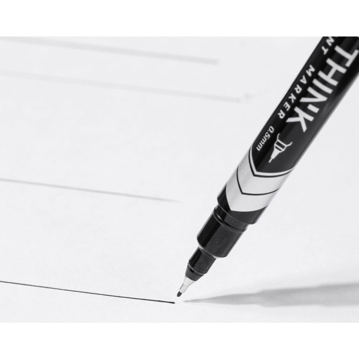 Маркер Deli EU211-BK - фото 3