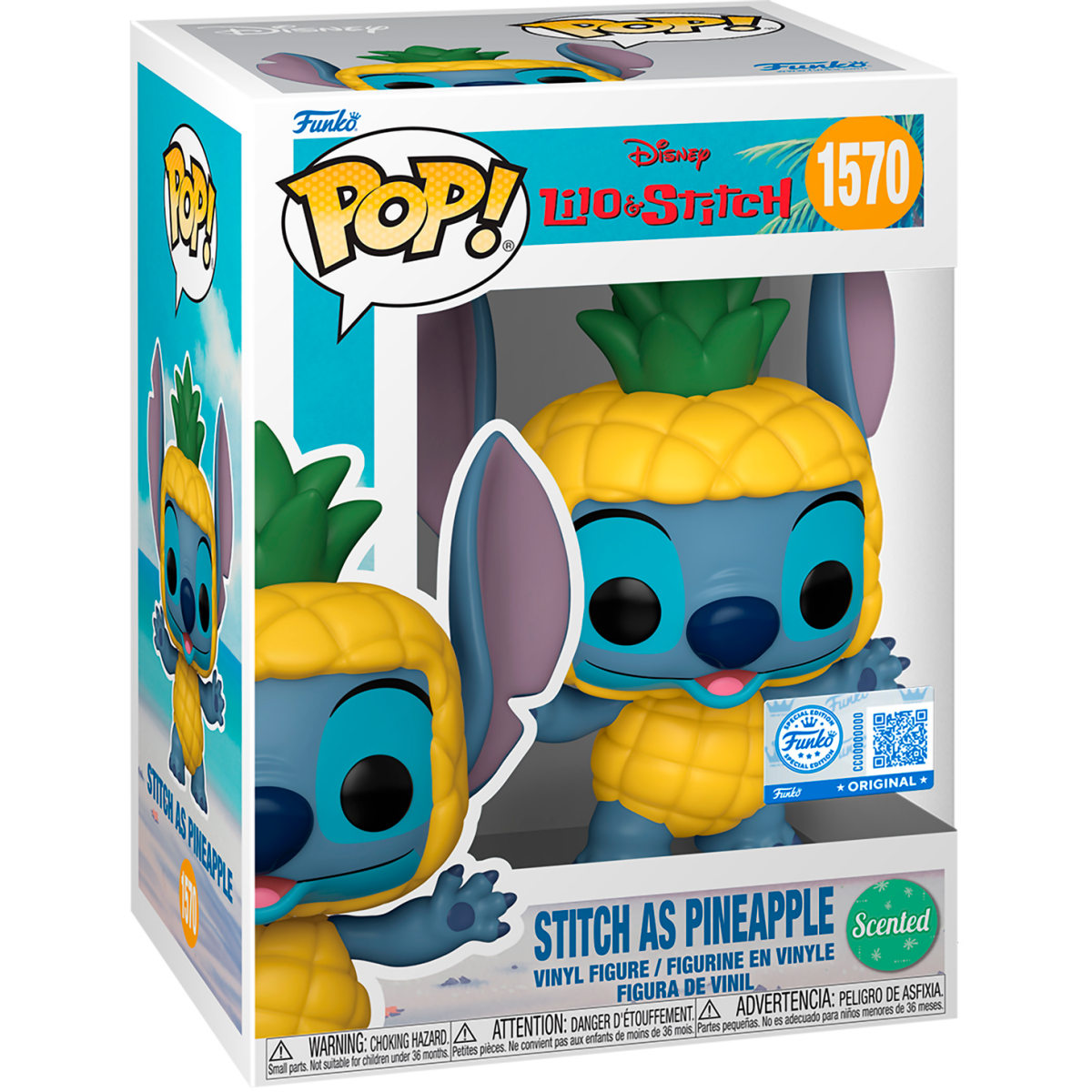 Фигурка Funko POP! Disney Lilo & Stitch Stich as Pineapple - 87208 - фото 2