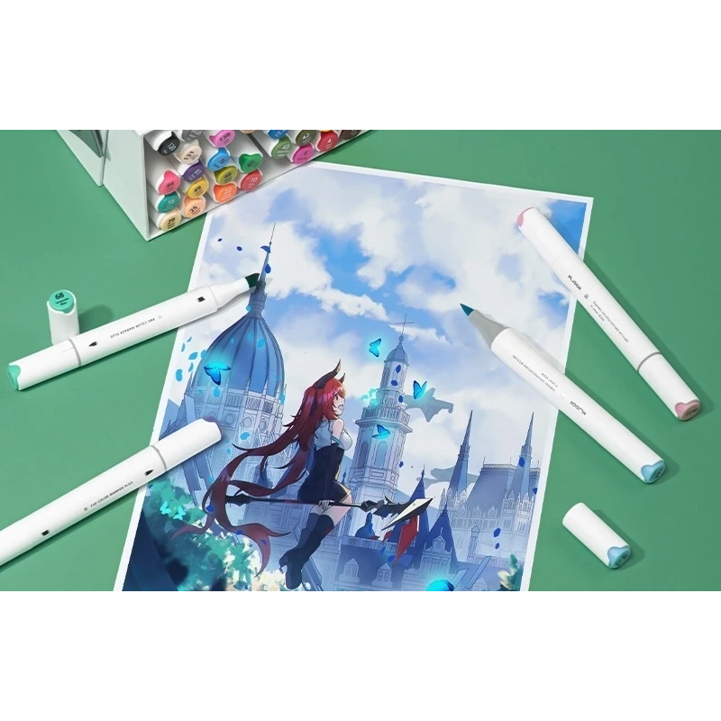 Набор маркеров Deli NS736-60 - фото 4