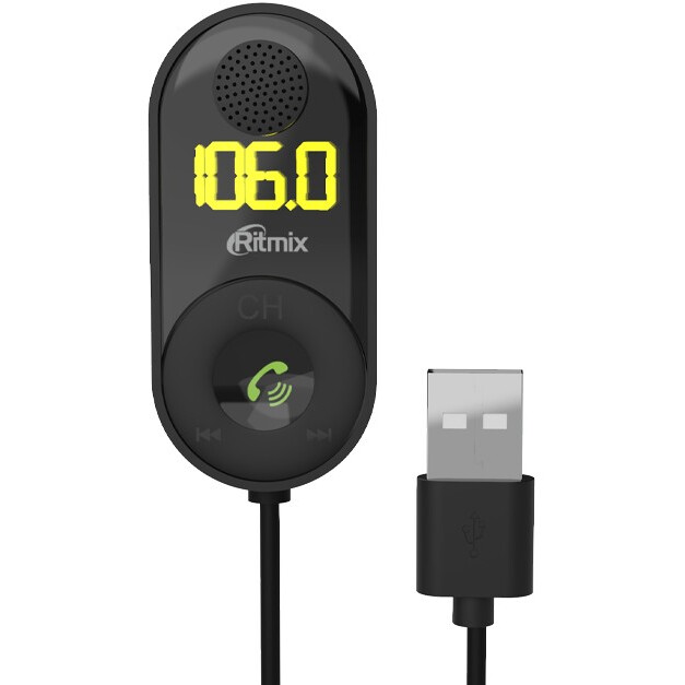 Автомобильный FM-трансмиттер Ritmix FMT-B400