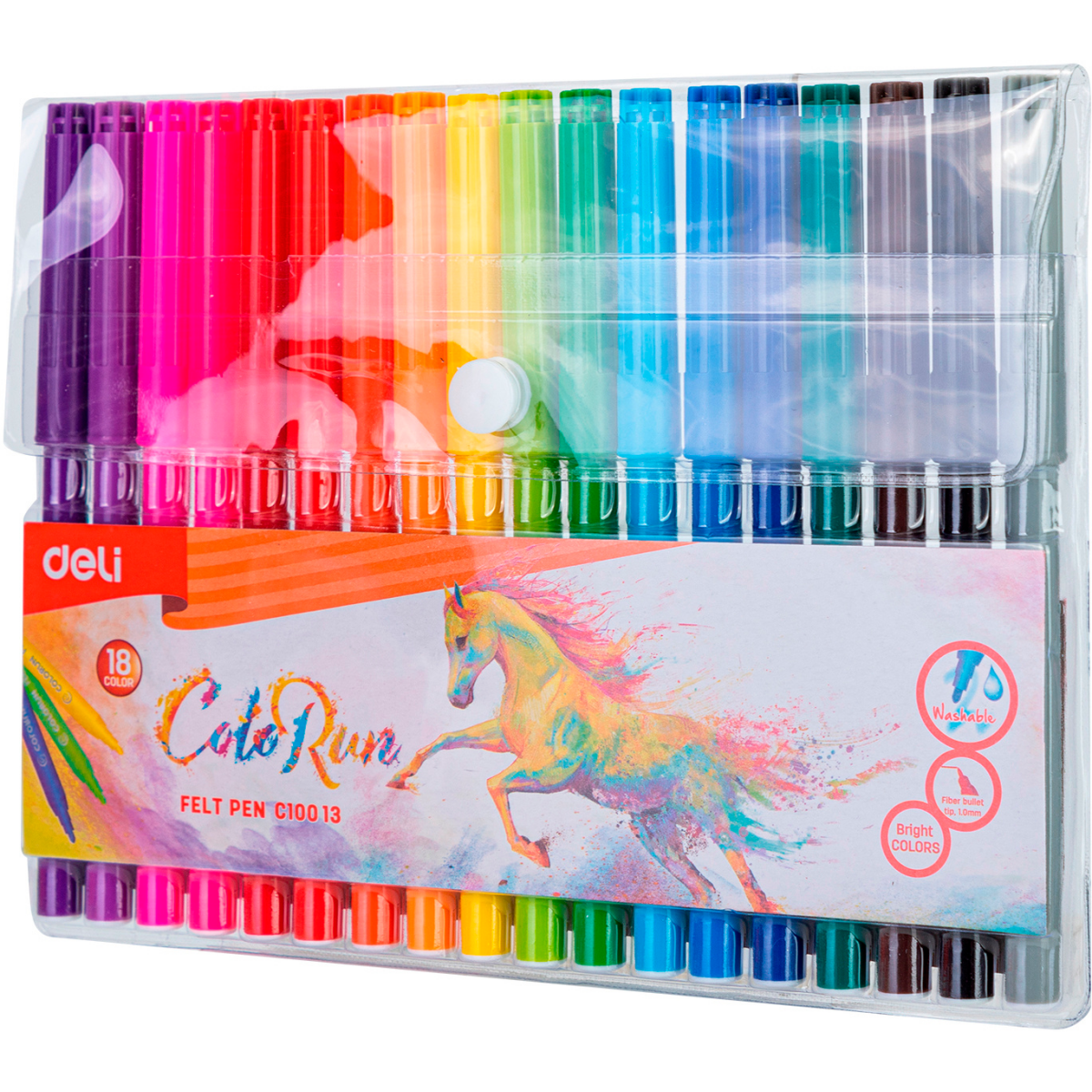 Фломастеры Deli EC10013 - фото 2