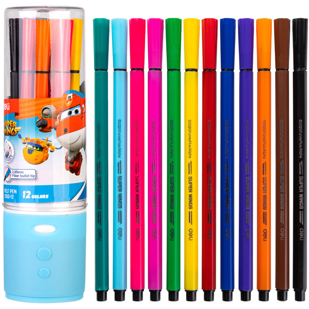 Фломастеры Deli EC150-12 - фото 2