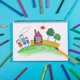 Фломастеры Deli EC150-24