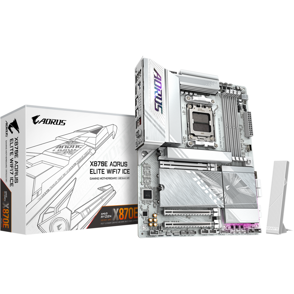 Материнская плата Gigabyte X870E AORUS ELITE WIFI7 ICE - фото 5