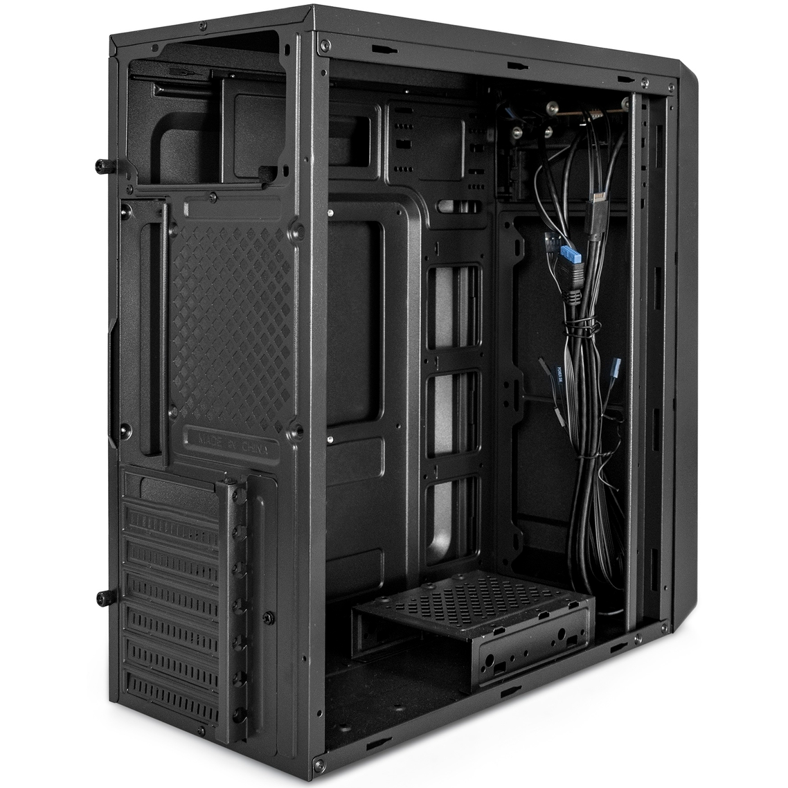 Корпус ExeGate XP-332UC-UNS400 400W Black - EX299358RUS - фото 2