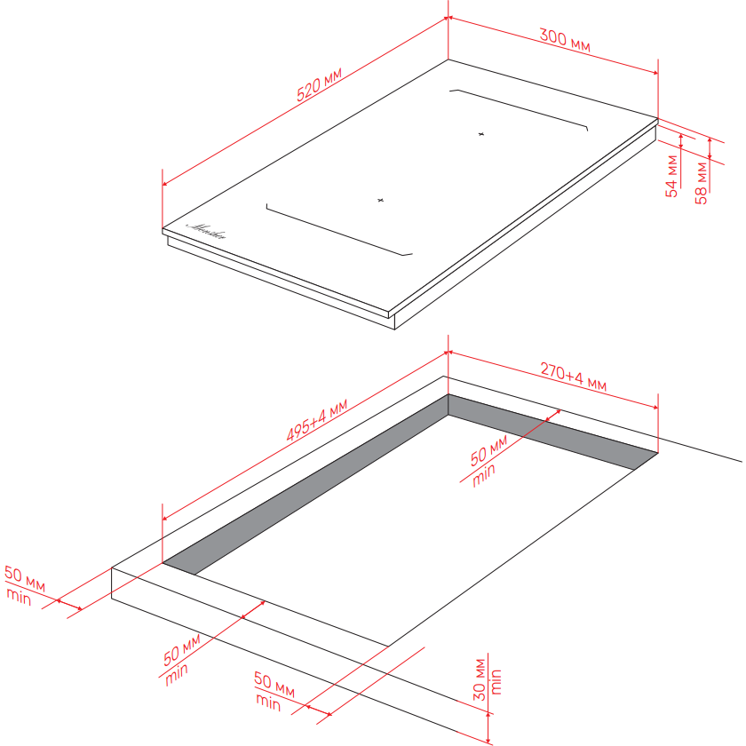 Индукционная варочная панель Monsher MHI 3013 - фото 4