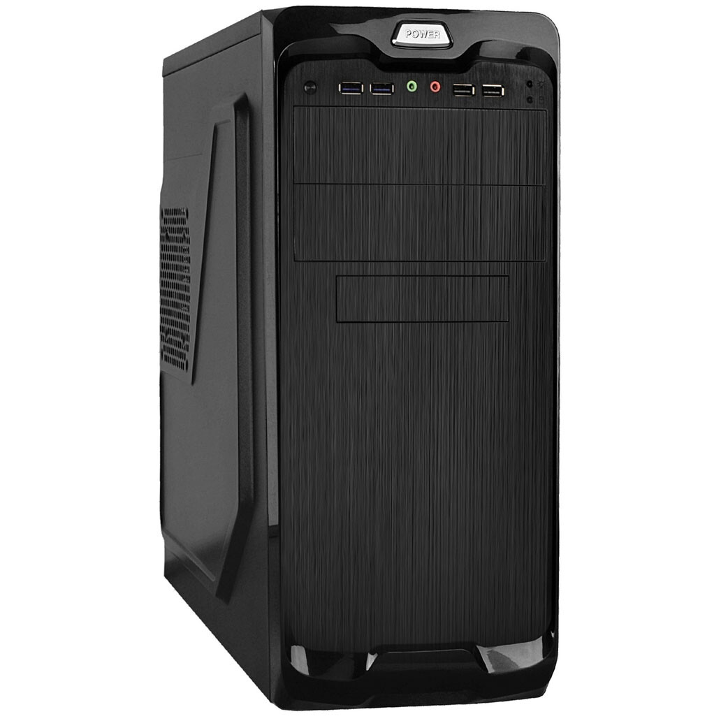 Корпус ExeGate UN-604-UNS500 500W Black - EX299340RUS