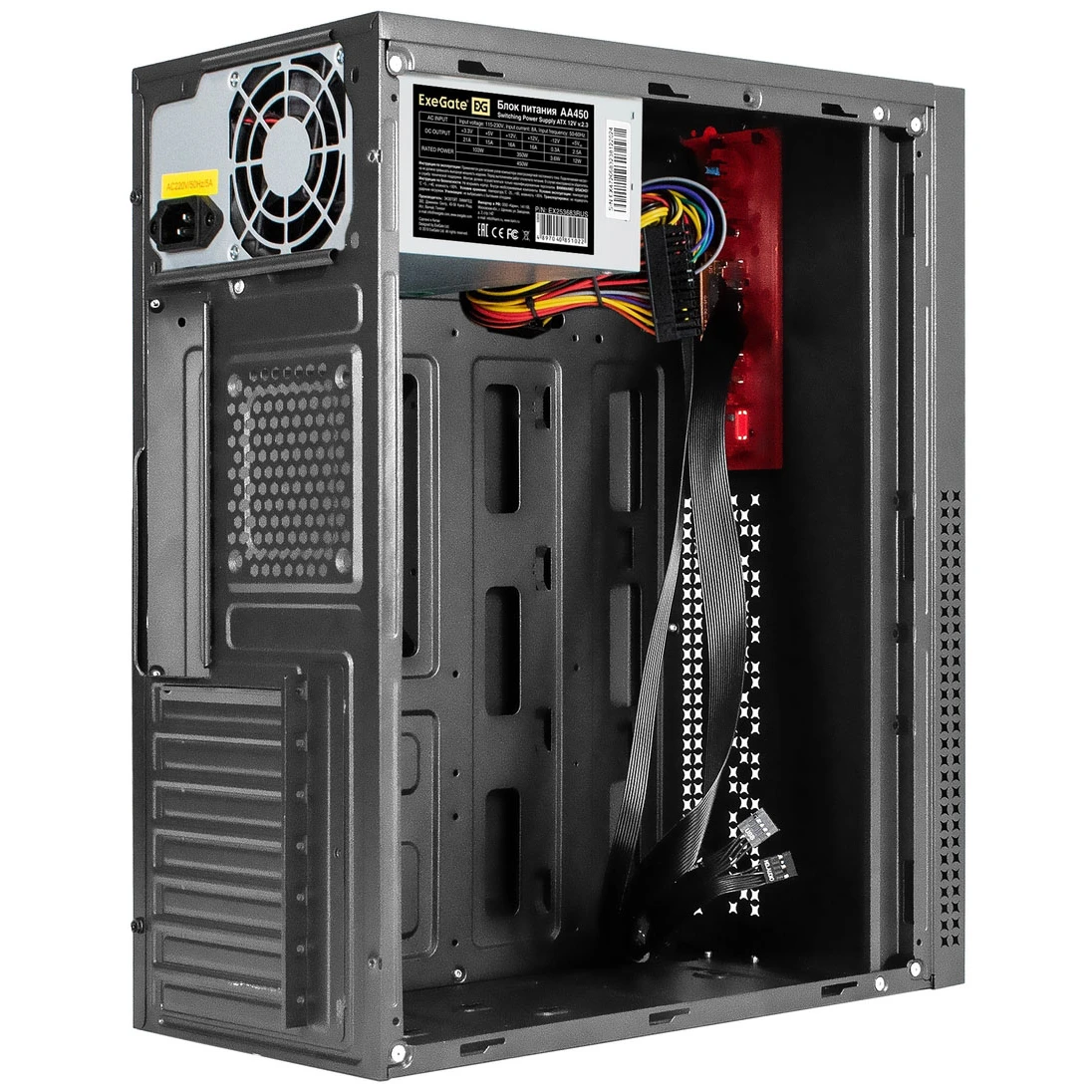 Корпус ExeGate AA-443U-AA450 450W Black - EX298142RUS - фото 2