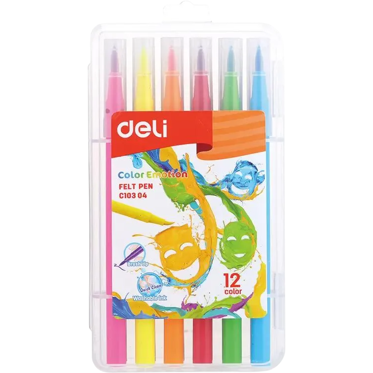 Фломастеры Deli EC10304
